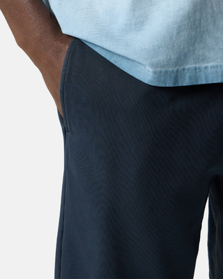 Stone Island 6200011 ORGANIC COTTON FLEECE Shorts Navy Blue