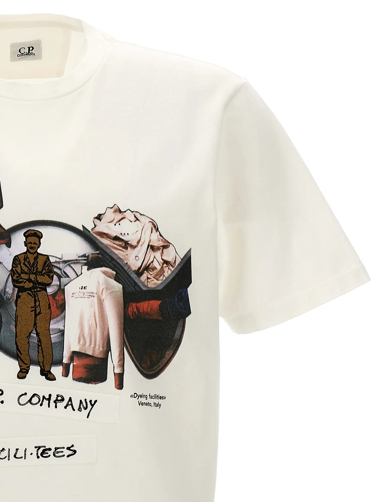 C.P. Company Facili-tees T-shirt White