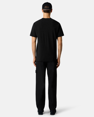 Stone Island 2100034 Organic Cotton Jersey Compass Patch T-Shirt Black