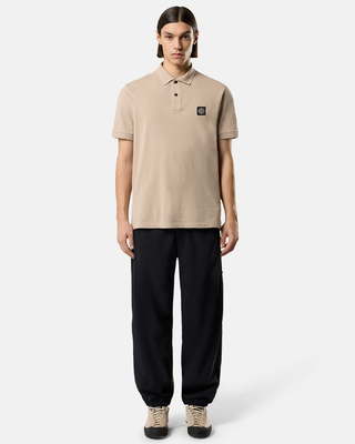 Stone Island 2200008 ORGANIC COTTON PIQUE Polo T-Shirt Beige