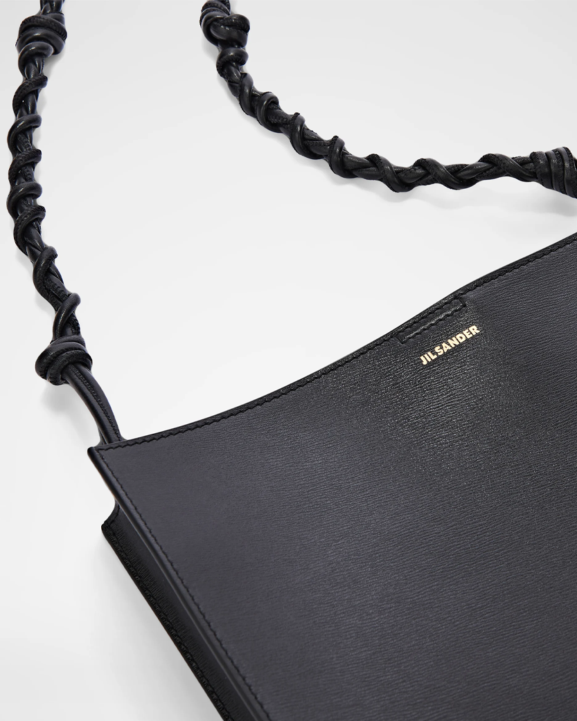 Jil Sander Tangle Medium Shouder Bag Black