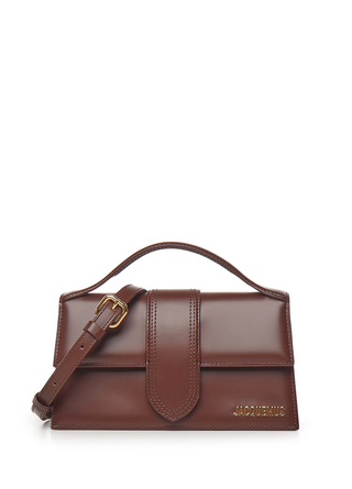 Jacquemus 'Le Grand Bambino' Leather Crossbody Handbag Brown
