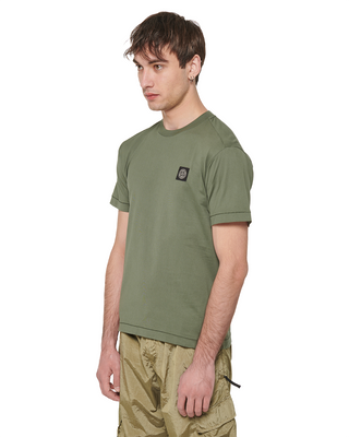 Stone Island 24113 Logo T-shirt Green