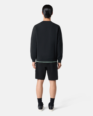 Stone Island 6200002 Cotton Fleece Cargo Bermuda Shorts Black