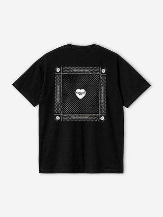 Carhartt Wip S/S Heart Bandana T-Shirt Black