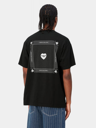 Carhartt Wip S/S Heart Bandana T-Shirt Black