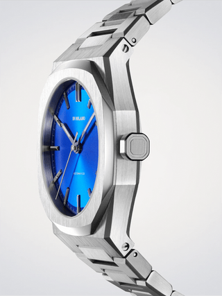 D1 Milano Navy Code 36 mm Silver ATBU06