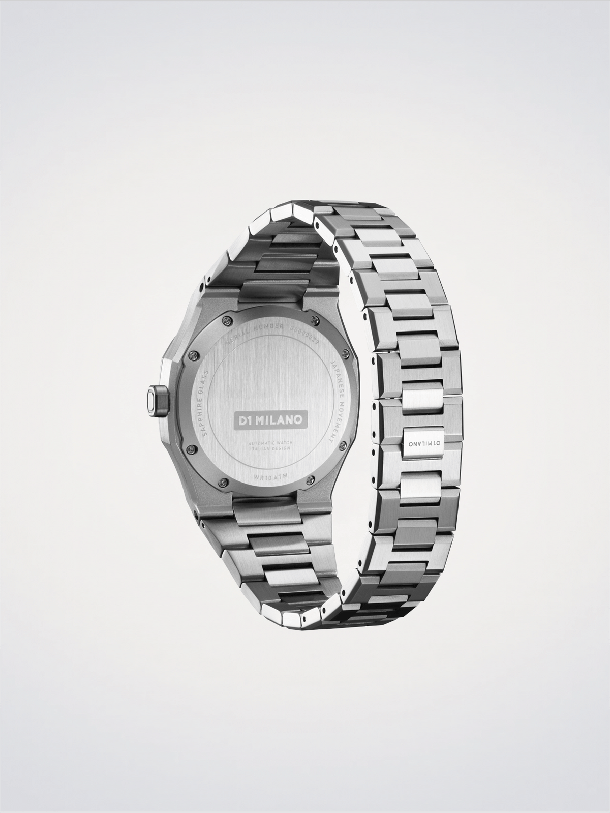 D1 Milano Navy Code 36 mm Silver ATBU06
