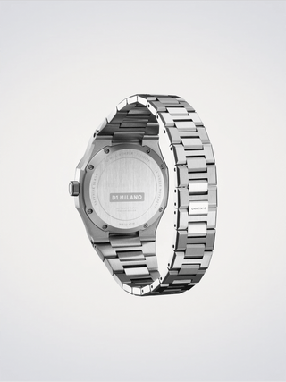 D1 Milano Navy Code 36 mm Silver ATBU06