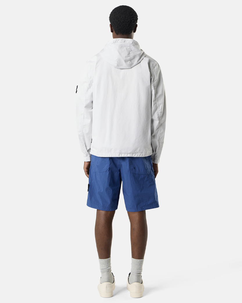 Stone Island 4100091 SUPIMA Cotton Twill Stretch-TC Jacket Sky Blue