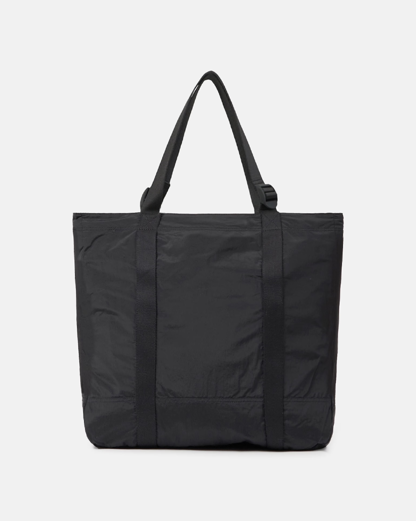 Stone Island 9200012 COATED NYLON METAL IN ECONYL® Tote Bag Black