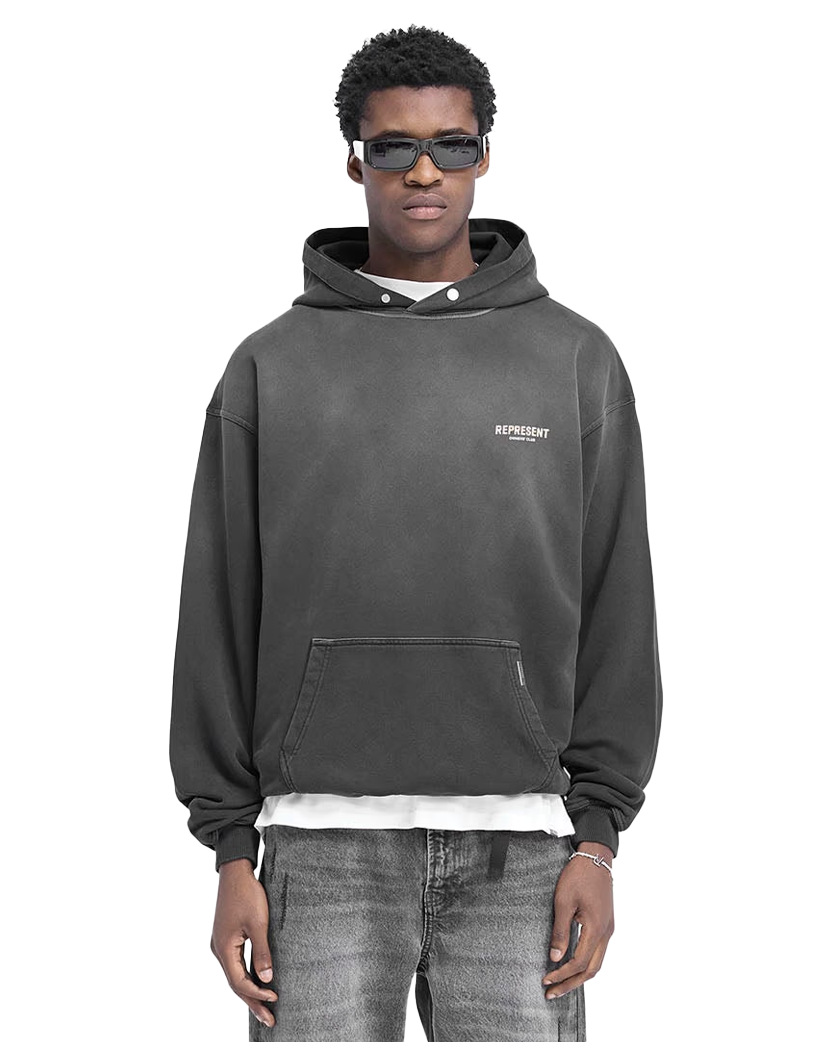 Represent Owners Club Hoodie Aged Black OCM41113-0330