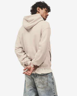 Represent Script Logo Zip Hoodie Concrete MLM100025-25