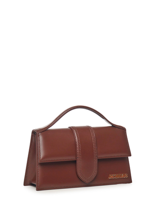 Jacquemus 'Le Grand Bambino' Leather Crossbody Handbag Brown