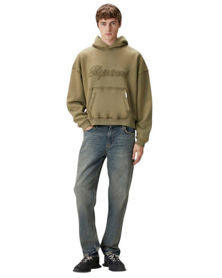 Represent REVERSE APPLIQUE HOODIE Vintage Khaki MLM100160-59