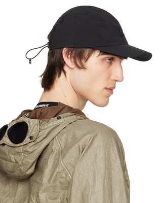 C.P. Company Plain Paper Touch Cap Black 20CMAC049A110188G