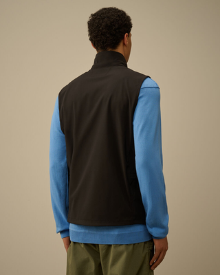 C.P. Company C.P. Shell-R Hooded Vest Black 18CMVE132A005968A