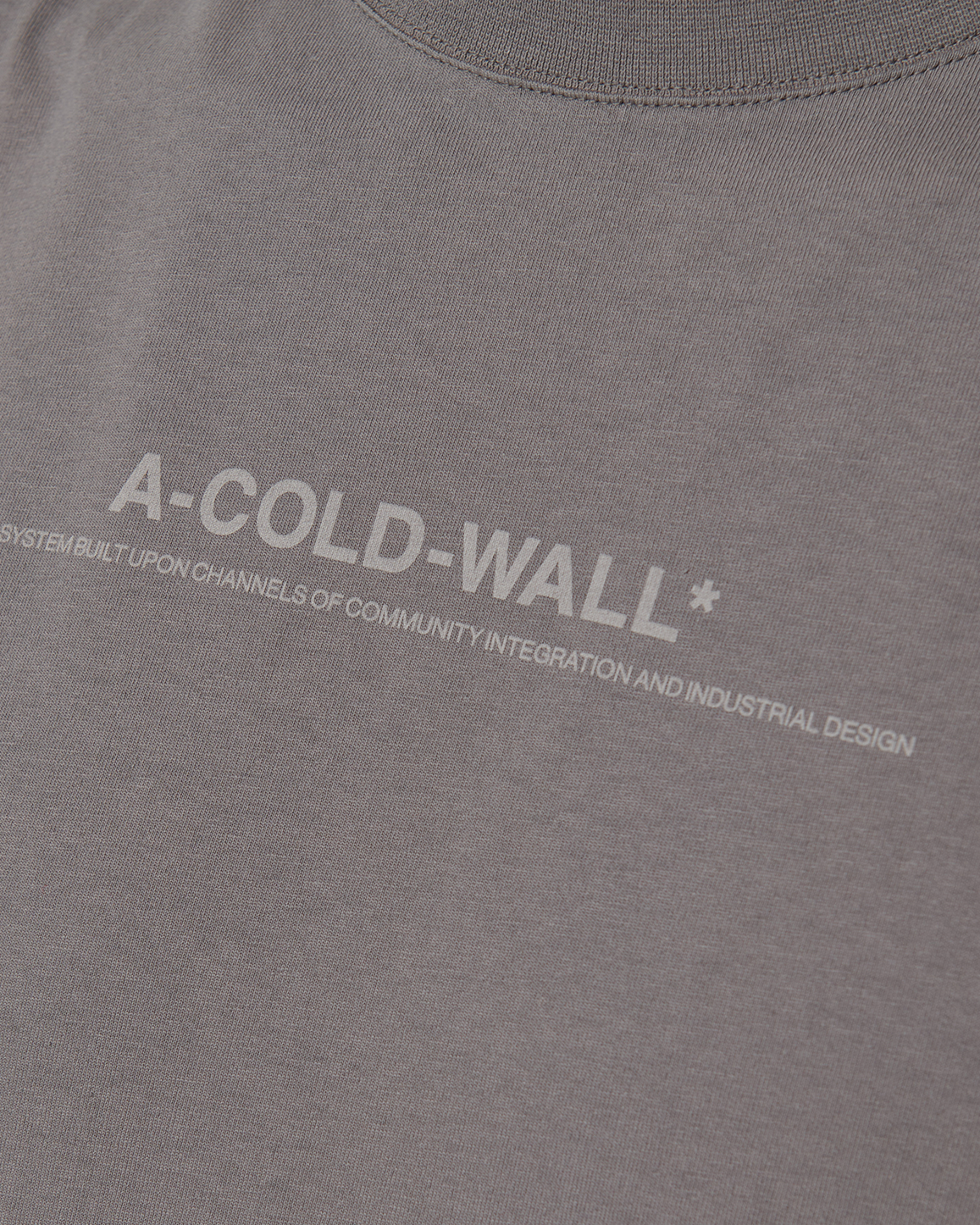 A-Cold-Wall SS24 Discourse T-shirt Slate