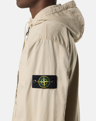 Stone Island 4100091 SUPIMA Cotton Twill Stretch-TC Jacket Beige