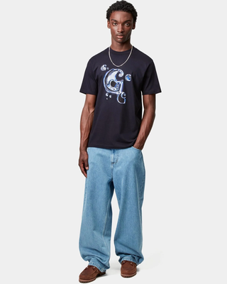 Carhartt WIP Solar Chrome C-Logo T-Shirt Black
