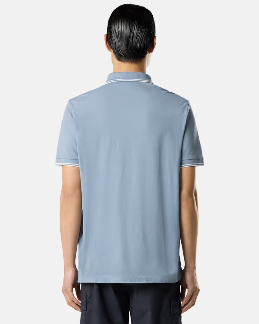 Stone Island 2200010 ORGANIC COTTON PIQUE Polo T-Shirt Avio Blue