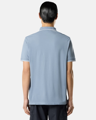 Stone Island 2200010 ORGANIC COTTON PIQUE Polo T-Shirt Avio Blue
