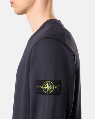 Stone Island 6100060 ORGANIC COTTON FLEECE Sweatshirt Ink Blue