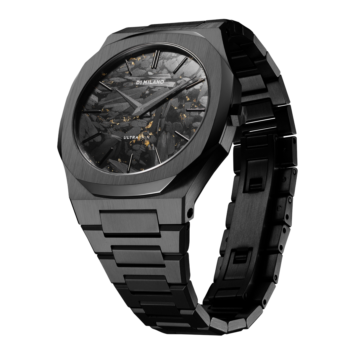 D1 Milano Ultra Thin Bracelet 40 mm Black DLC UTBJ31