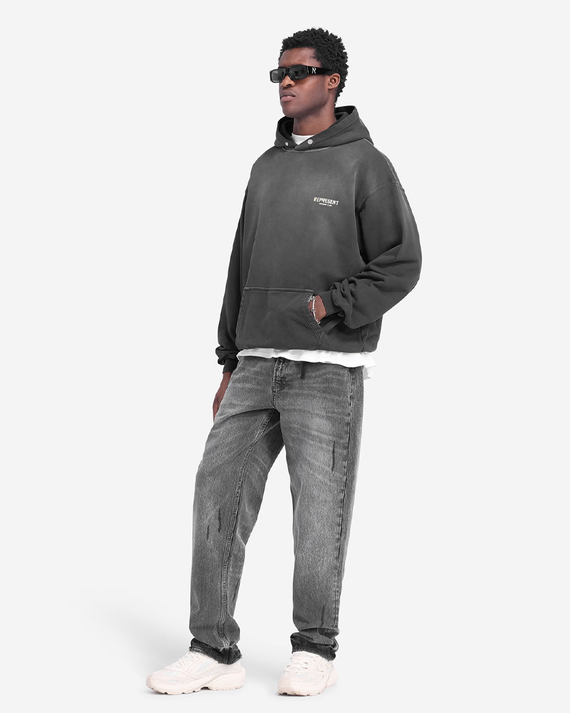 Represent Owners Club Hoodie Aged Black OCM41113-0330
