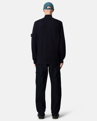 Stone Island 5100002 STRETCH RWS WOOL Sweater Navy Blue