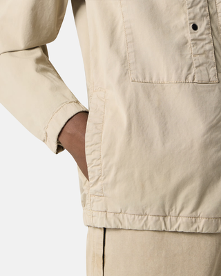 Stone Island 4100091 SUPIMA Cotton Twill Stretch-TC Jacket Beige