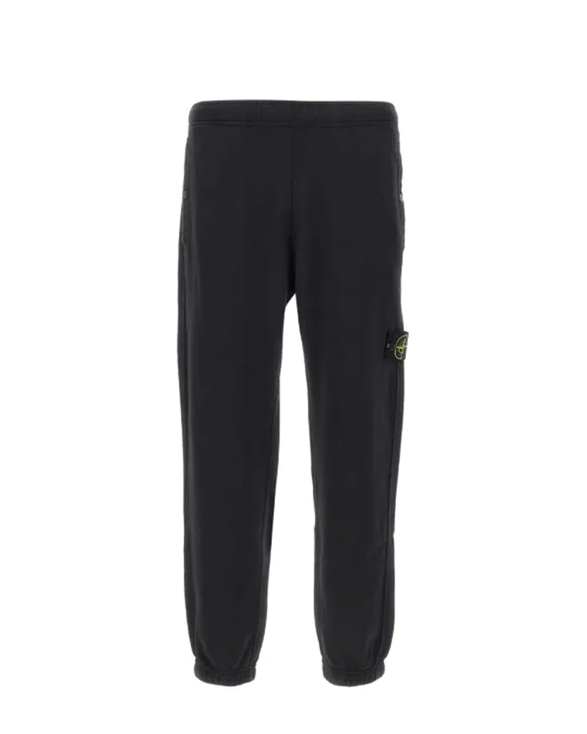 Stone Island 6200004 Organic Cotton Fleece Pants Black