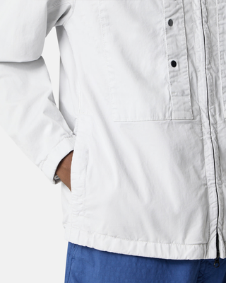 Stone Island 4100091 SUPIMA Cotton Twill Stretch-TC Jacket Sky Blue