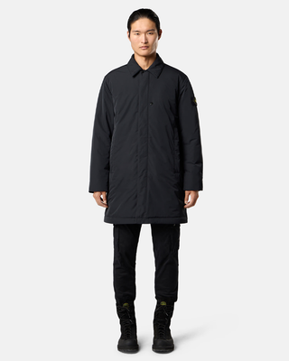 Stone Island 7100007 MICRO TWILL Padded Coat Black