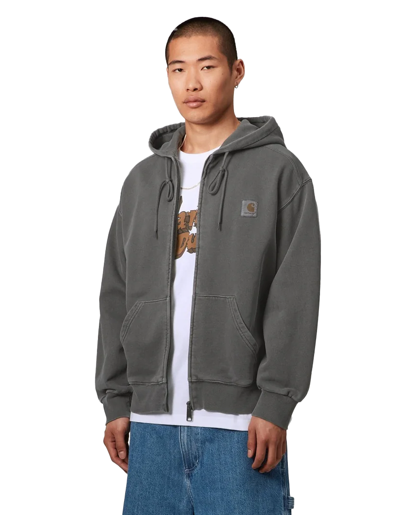 Carhartt WIP Nelson Zip Hoodie Graphite