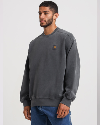 Carhartt WIP Vista Sweat Garment Dyed Vulcan