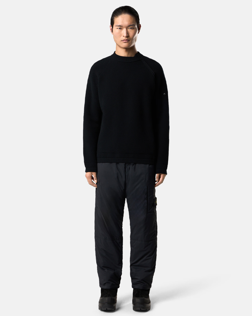 Stone Island 3100007 MATT RIPSTOP CORDURA ADVANCED FABRICS Padded Pants Black