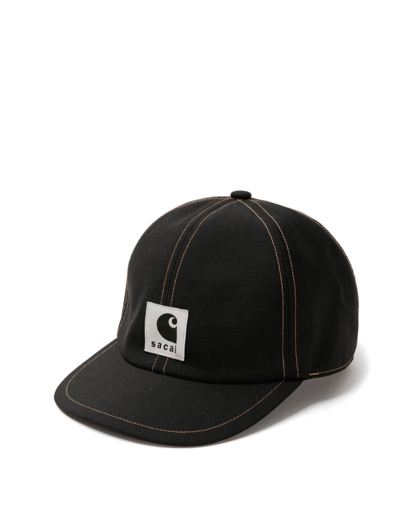 Carhartt WIP x Sacai Suiting Bonding Cap Black
