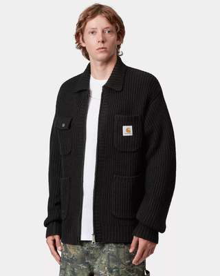 Carhartt WIP Chore Knit Jacket Cardigan Black
