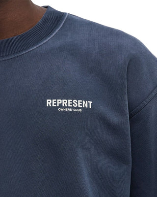 Represent Owners Club Sweatshirt Navy Blue OCM41115-224