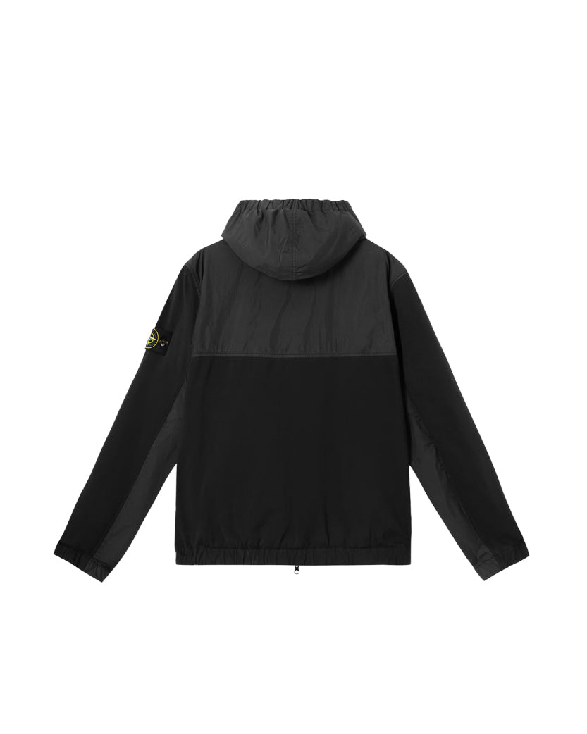Stone Island 4100041 CRINKLE REPS R-NY Hooded Jacket Black