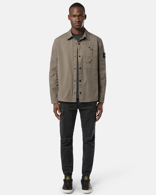 Stone Island 313L1 Regular Tapered Fit Cargo Pants Black