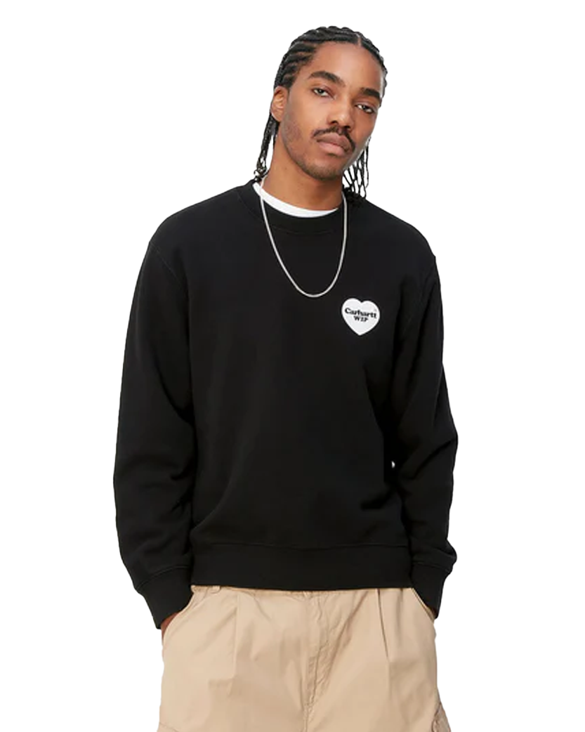 Carhartt WIP Heart Bandana Sweat Black / White