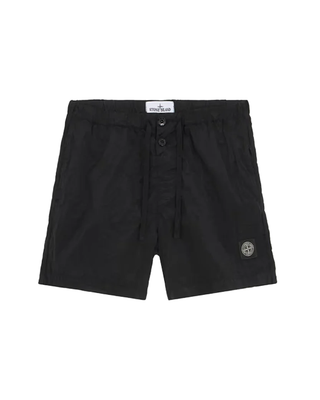 Stone Island B100006 Nylon Metal Short Swim Trunks Black