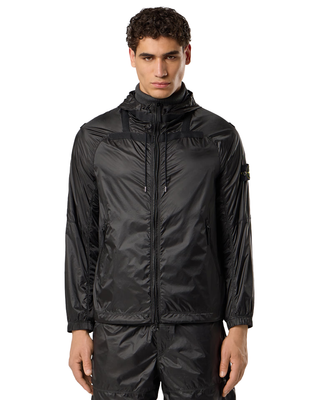 Stone Island Q100008 Ripstop Light HT Nylon Jacket Lead Grey