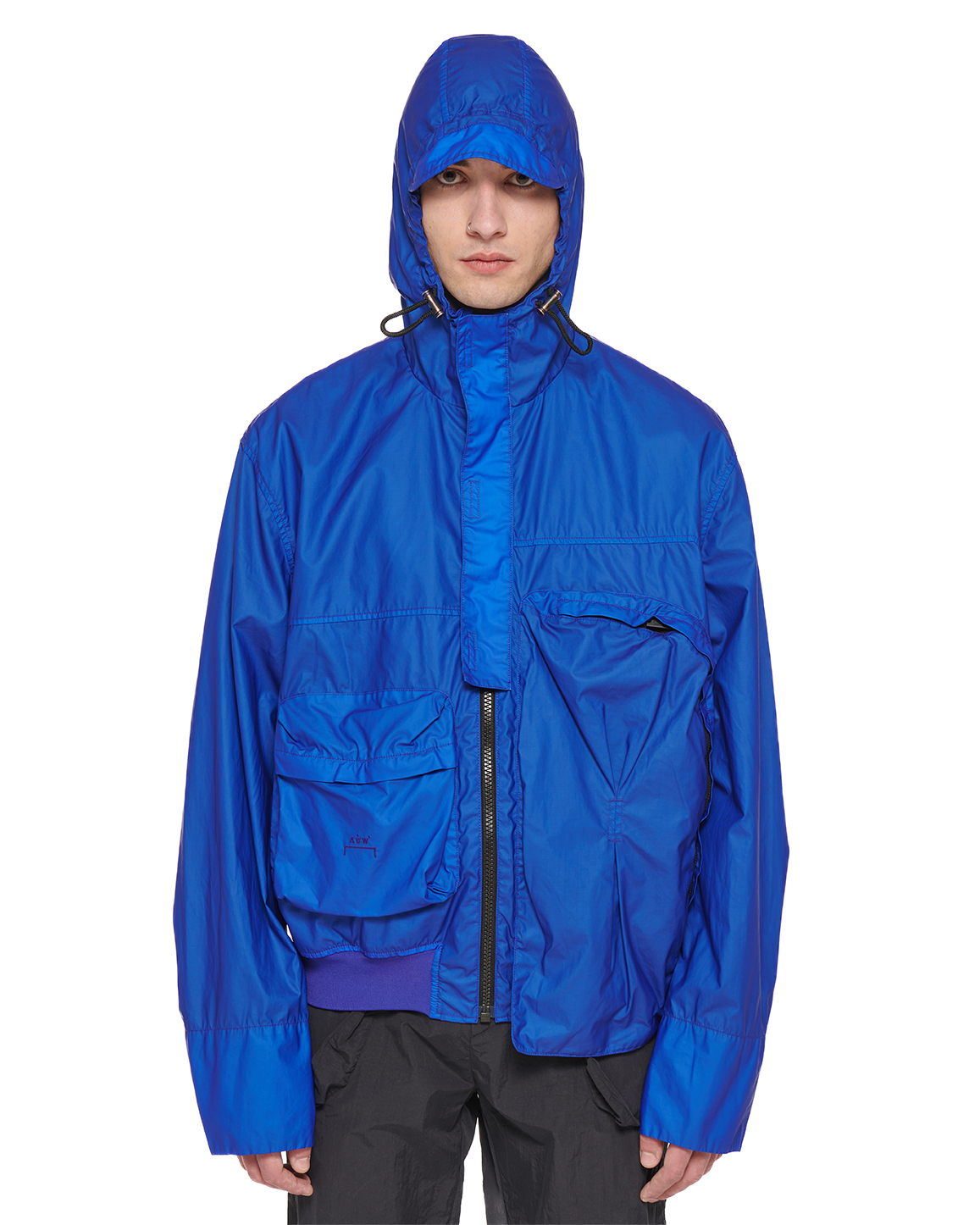 A-Cold-Wall SS24 Aysmetric Jacket Volt Blue