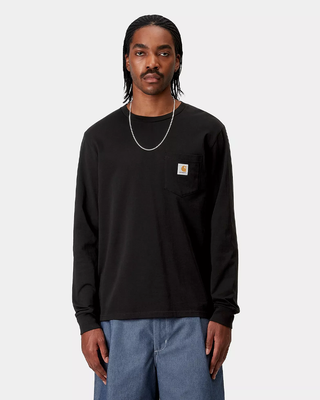 Carhartt WIP L/S Pocket T-Shirt Black