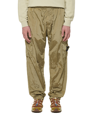 Stone Island 31019 Nylon Cargo Pants Green