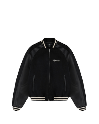 Represent Raglan Varsity Jacket Black MLM1803-01