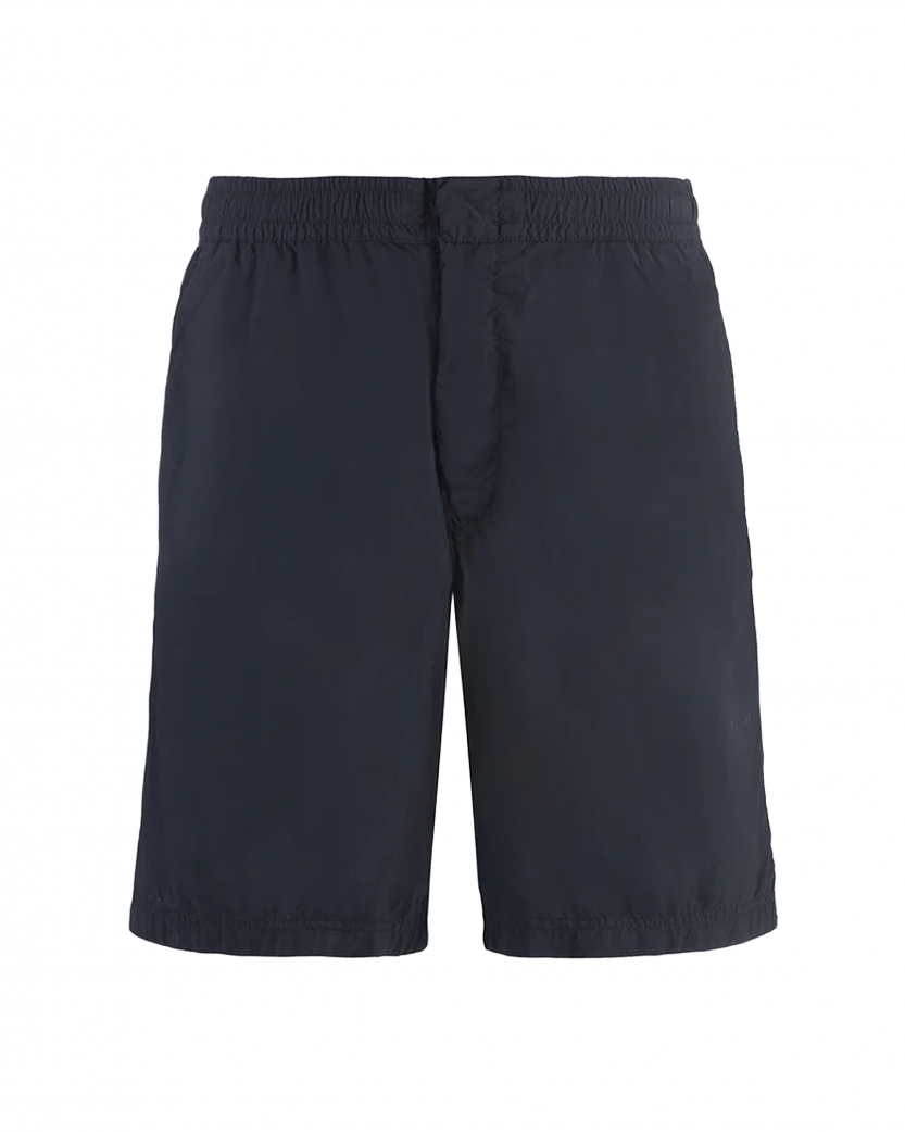 Stone Island 8015B03 Logo Print Swim Shorts Blue